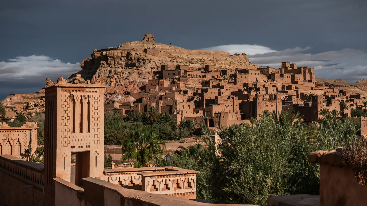 Kasbah fortress in Dades Valley